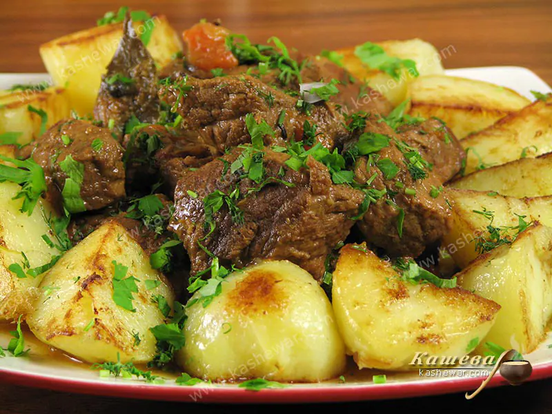 Rosemary beef stewy - recipe with photo, second courses
