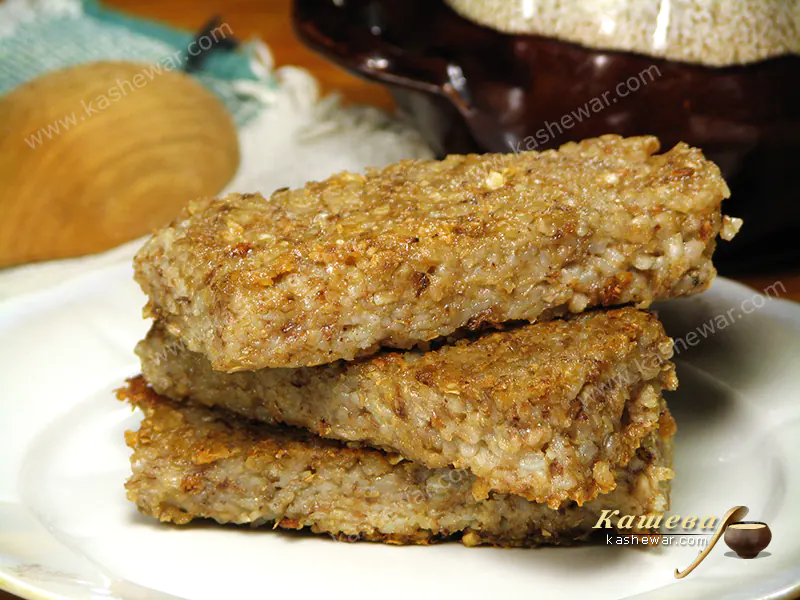 Buckwheat porridge croutons - recipe with photo, bakery