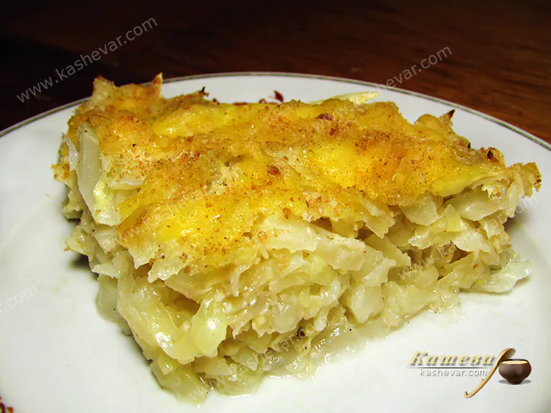 Капуста, запечена із сиром – рецепт з фото, французька кухня