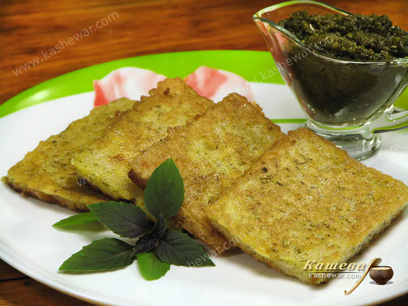 Herb croutons (Kikliko) - recipe with photo, Georgian cuisine
