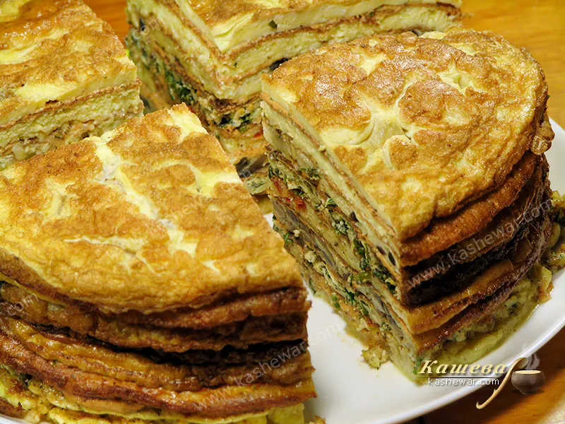 Crespéou - savory Provençal cake - recipe with photo, French cuisine
