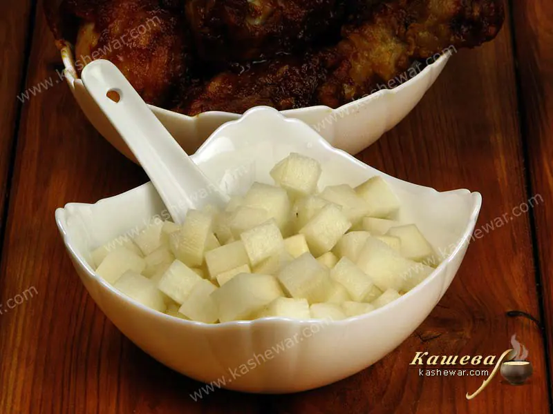 Pickled daikon - recipe with photo, Korean cuisine