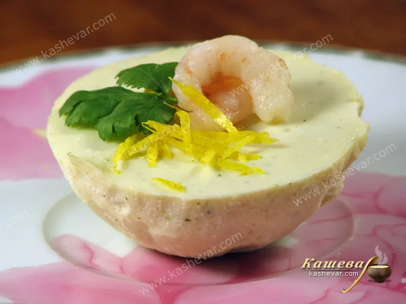 Мус із сиру з креветками – рецепт з фото, французька кухня