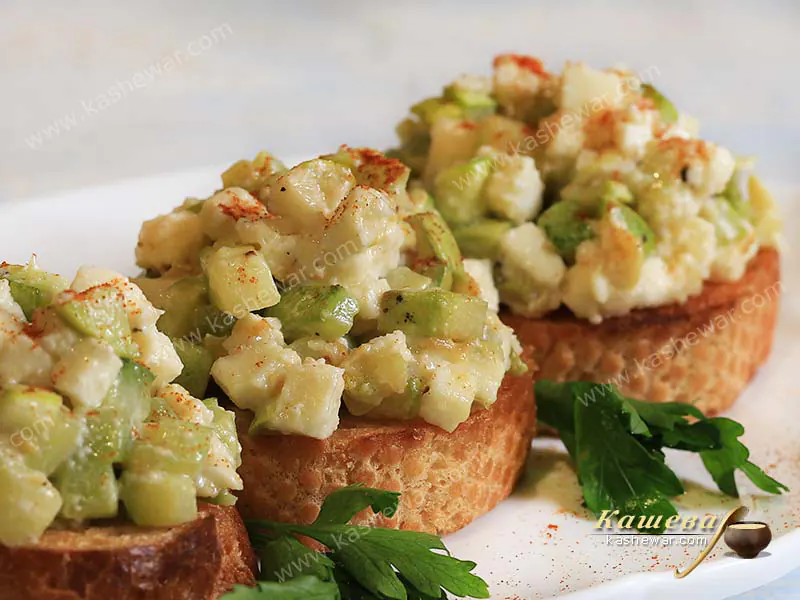 Zucchini pate with brynza cheese – recipe with photo, Bulgarian cuisine