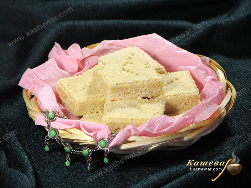 Cardamom shortbread cookies - recipe with photo, Indian cuisine