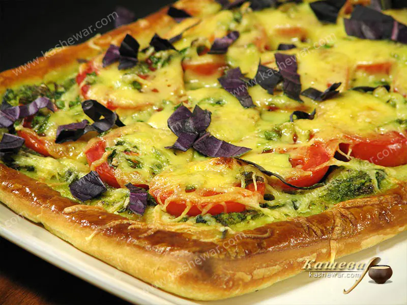 Пирог с помидорами и песто – рецепт с фото, Гордон Рамзи
