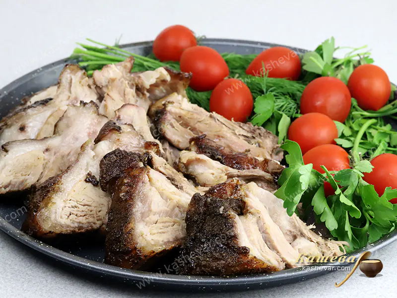 Knuckle with BBQ sauce – recipe with photos, main dishes
