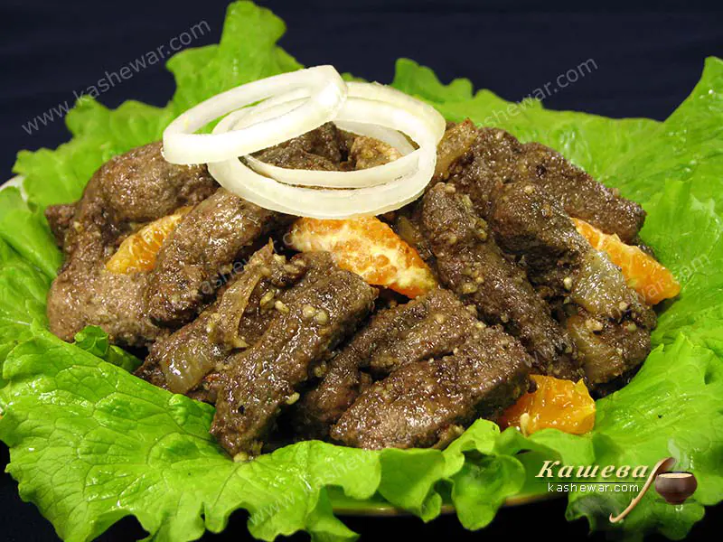 Шведський салат з телячою печінкою – рецепт з фото, шведська кухня
