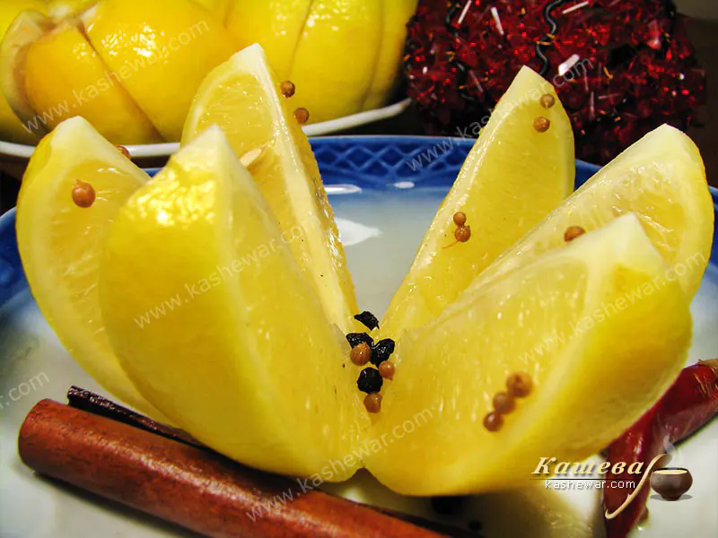 Salted lemons – recipe with photo, Moroccan cuisine
