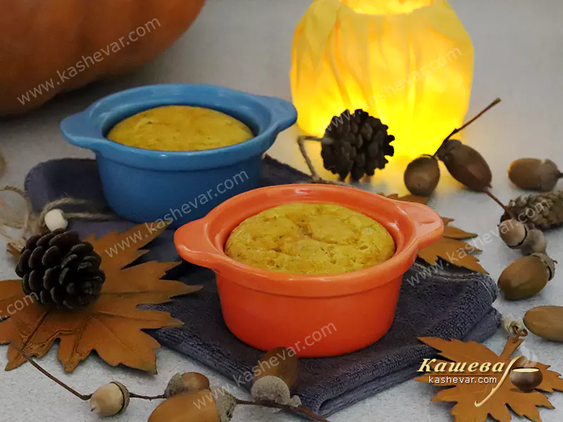 Pumpkin and Gorgonzola soufflé – recipe with photos, Italian cuisine