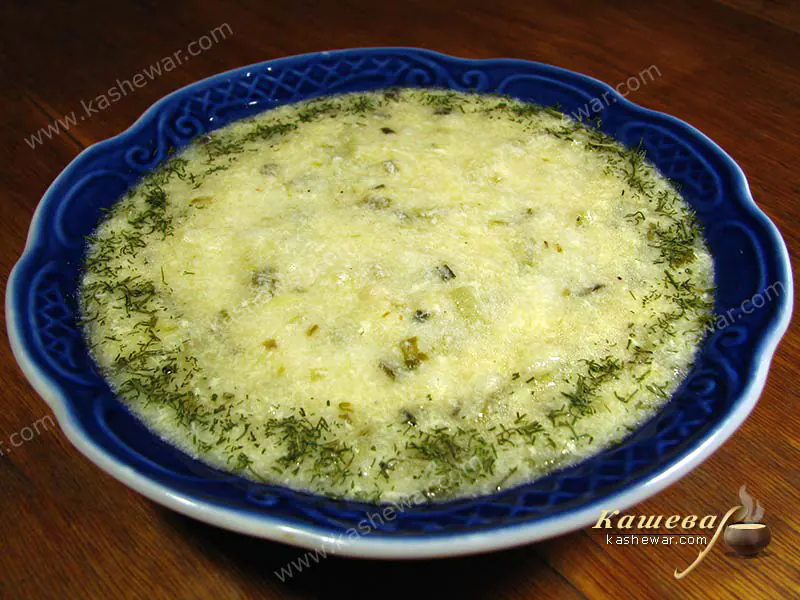 Суп з кабачків – рецепт з фото, болгарська кухня
