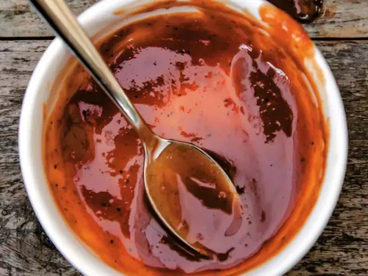Barbecue sauce or BBQ sauce