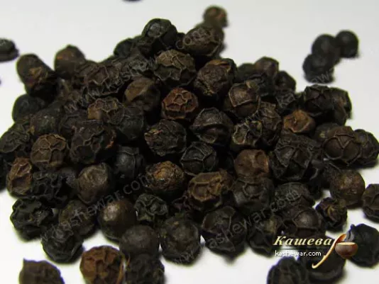 Black peppercorns