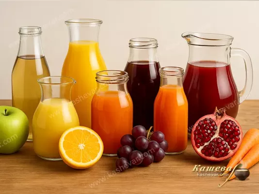 Натуральные соки как ингредиенты для блюд и напитков