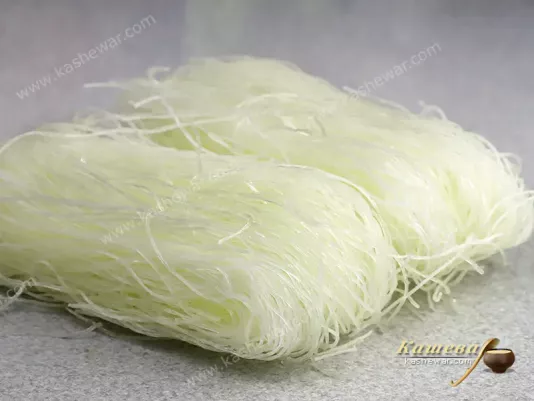 Прозрачная стеклянная лапша из крахмала