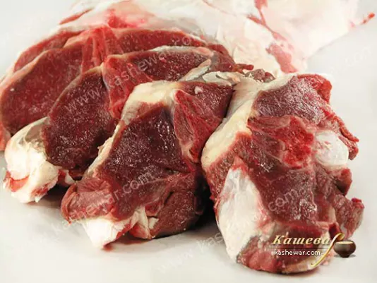 Fresh cuts of lamb