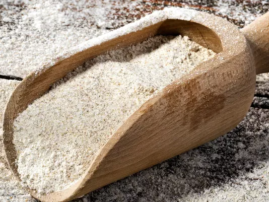 Wholemeal flour of coarse grinding