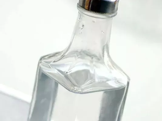 Пляшка столового оцту 9%