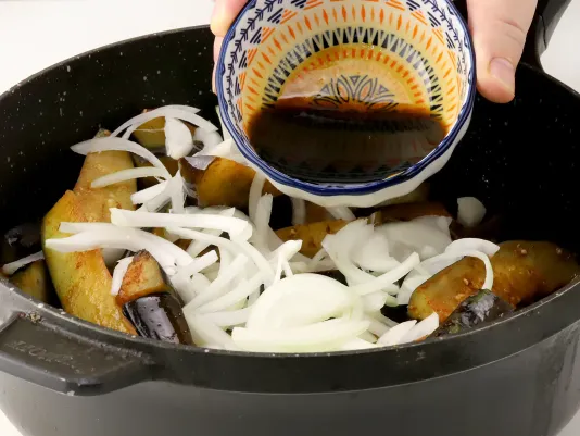 Adding the Sauce and Onion