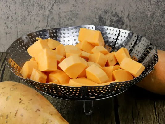 Preparing the Sweet Potato