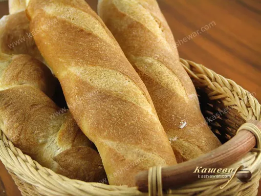 Багет – рецепт з фото, французька кухня