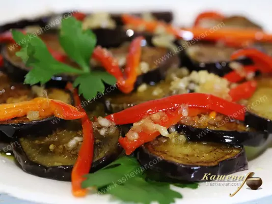 Eggplant with red hot pepper – recipe with photo, Mexican cuisine