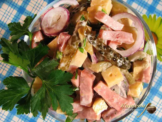 Баварський салат – рецепт з фото, німецька кухня