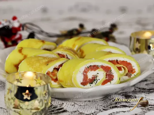 Млинці з лососем – рецепт з фото, італійська кухня