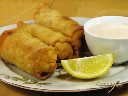 Бріуати з овочами – рецепт з фото, марокканська кухня