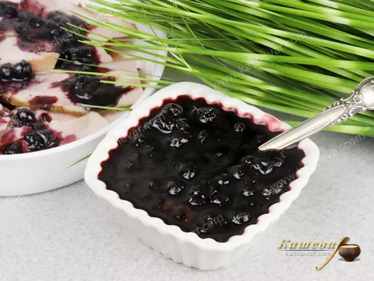 Чорничний соус – рецепт з фото, французька кухня