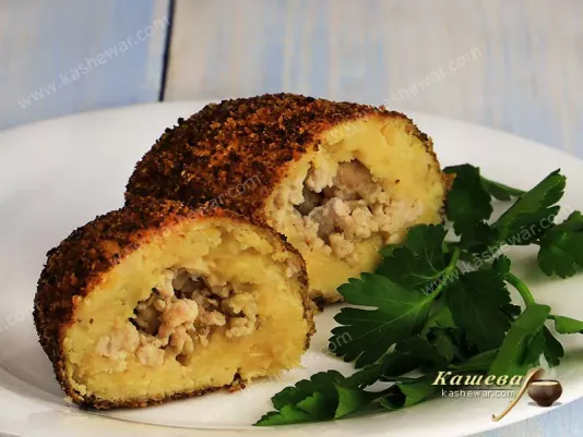 Горохові зрази – рецепт з фото, українська кухня