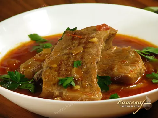 Яловичина, запечена з овочами (Стіфадо) – рецепт з фото, грецька кухня