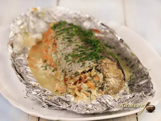 Хек фарширований – рецепт з фото, другі страви