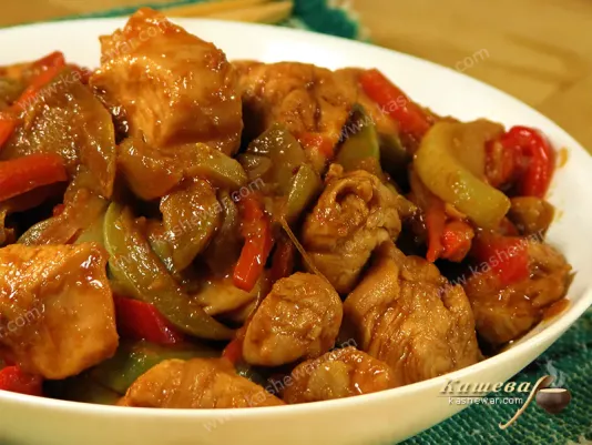 Курка теріяки з овочами – рецепт з фото, японська кухня