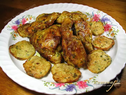Курка в яєчно-картопельному клярі – рецепт з фото, марокканська кухня
