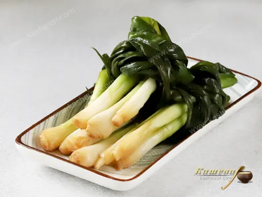 Маринована зелена цибуля – рецепт з фото, корейська кухня
