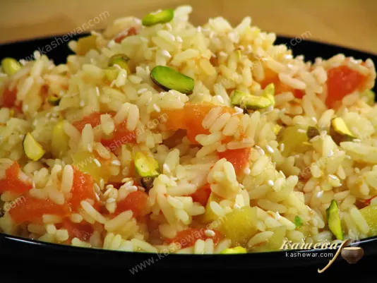 Пилав с помидорами, фисташками и кунжутом – рецепт с фото, турецкая кухня