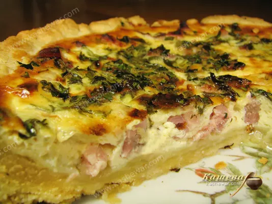 Пиріг з шинкою – рецепт з фото, шведська кухня
