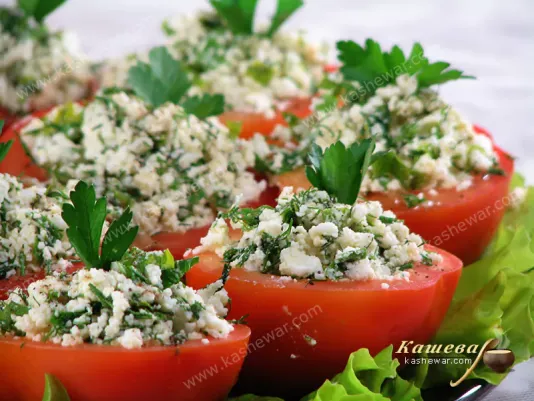 Помідори з кільками – рецепт з фото, закуски