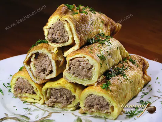 Рулетики «Зарафшан» – рецепт з фото, узбецька кухня