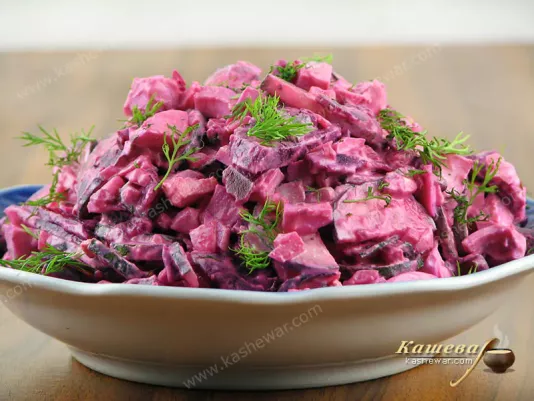 Salad of beets and cucumbers – recipe with photo, belarusian cuisine