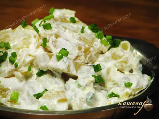 Potato and sour cream salad – recipe with photo, armenian cuisine