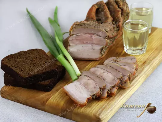 Сало в лушпинні цибулі – рецепт з фото, українська кухня
