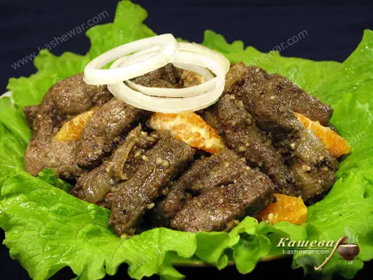 Шведський салат з телячою печінкою – рецепт з фото, шведська кухня