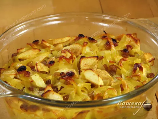 Солодкий локш-кугель – рецепт з фото, єврейська кухня