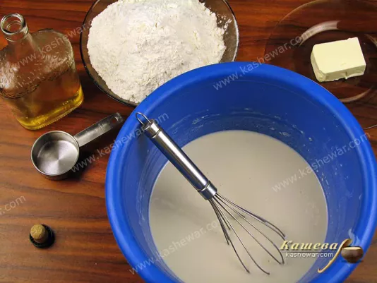 Making donut dough