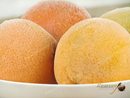 Frozen oranges
