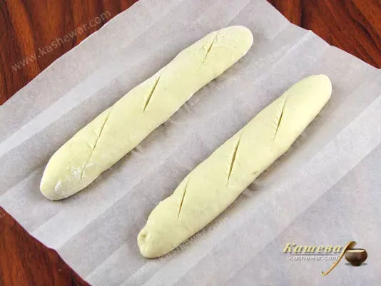 Baking a baguette