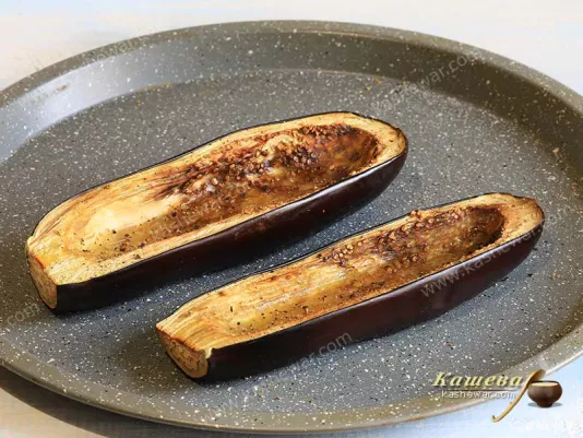Baked eggplant
