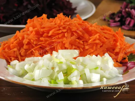 Onions and carrots